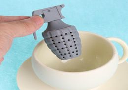 Coffee Tea Tools Silicone Tea Infuser Grenade Shape Filter Strainer Percolator for Drinking Accessories9835506