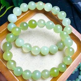 Link Bracelets Natural Hsiuyen Jade Bracelet Fashion Crystal Quartz Gemstone Jewellery Reiki Healing Gift For Women 1pcs 9/10MM