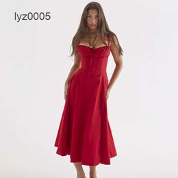Designer European and American Spicy Girl Summer Hot selling Sexy Style Slim Fit Women's Dress JN00