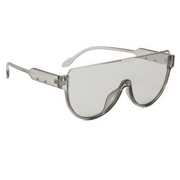 Brand Designer One-piece Sunglasses Women Teal Sunglasses Men Tide Ins UV Protection Glasses Gothic Steampunk Sun Glasses Polarised Men