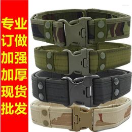 Waist Support Cross-Border Wholesale Camouflage Tactical Belts Oxford Cloth For Military Fans Men'S Canvas Outdoor Products