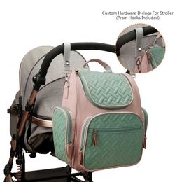 Diaper Bags Mommy Diaper Bag Backpack Large Capacity Baby Care Maternity Wet Bag Waterproof Pregnant Bag Y240515