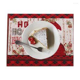 Table Mats Christmas Placemats Snowman Holiday Set Snow Winter For Kitchen