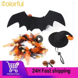 Cat Costumes Pet Costume Bat Funny Cosplay Prop Dog Halloween Cats Accessories Ropa Para Gatos