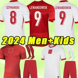 2024 2025 POLAND Soccer Jerseys LEWANDOWSKI MILIK men kit home away jersey 24 25 red white ZIELINSKI youth children PISZCZEK Jerseys GROSICKI kids kits