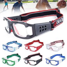 Outdoor Eyewear Impact resistant basketball goggles with storage box outdoor sports glasses bicycle football glassesQ240514