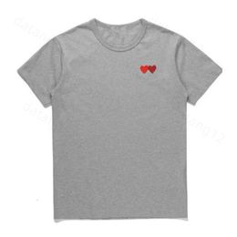 Play Shirt Designer T Shirt Cdgs Shirt New Play Mens T Shirt Designer Red Commes Heart Women Garcons S Badge Des Quanlity Ts Cotton Cdg Embroidery Short Sleeve 932