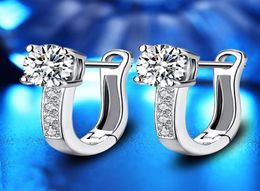 Personality Stud 925 Silver Earrings With Cubic Zirconia Small Cute Dangle Earring For Women Girl Gifts EH040272N2542897