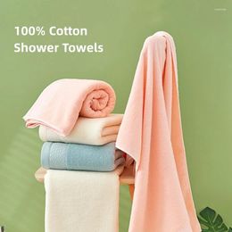 Towel Cotton Shower Towels Bath For Adults High Absorbent Home El Pure Thick Bathroom Blue Pink Beige