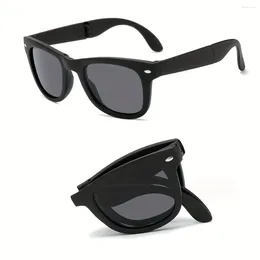 Sunglasses Folding For Women Men Trendy Designer Foldable Shade Portable UV Protection Sun Glasses