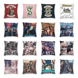 Pillow Riverdale Cover 45x45 Home Decor 3D Printing South Side Serpents TV Show Throw Case For Car Two