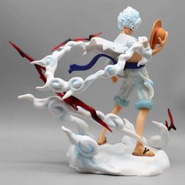 Action Toy Figures 26cm Anime One Piece Luffy GK Handmade Sun God Action Figure Monkey D. Luffy PVC Model Collection Toys Desktop Ornaments Gifts