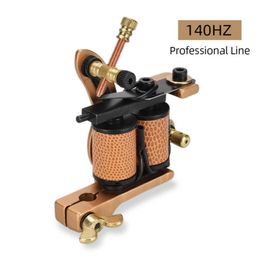 2019 New Professional Copper Tattoo Machine Coils Frame Liner Shader Maquina De Tatuagem Tattoo Machine 10 Wraps Tatto Gun3681549