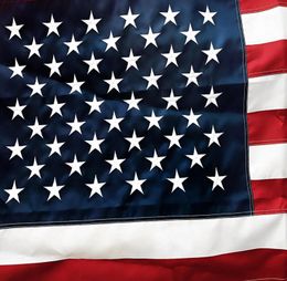 American Flag 3X5 ft higt Quality Nylon Embroidered Stars Sewn Stripes Sturdy Brass Grommets USA garden Flag Banner6943748