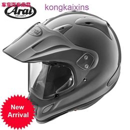 REGY Japan Arai Cross3 V4 Motorcycle Racing Equipment Four Seasons Mens Off road Rally Helmet Adventure Grey Cement Grey S