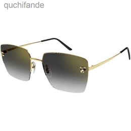 Counter quality Catiere Polarised sunglasses top grade Fashion Korean Edition Personalised Pilot Style Mens Womens Sunglasses Sunglasses CT0333S