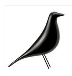 Home Furnishing gifts Eames minimalist fashion softloading bird decoration creative arts and crafts black and white6207054