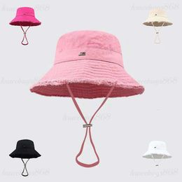 Designer bucket hat le bob hats for men women casquette wide brim designer hat sun prevent gorras outdoor beach canvas bucket hat designer fashion accessories 10A