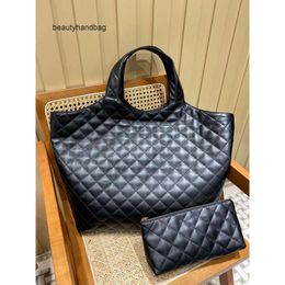YS YShaped LOULOU Icare ysllbag 58cm lambskin Maxi Shopping Bag and 48cm Quilted designer bags Women Leather tote bag beach famous Large Totes Shoulders Purse Black H