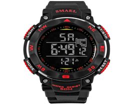SMAEL Digital Watches 50m Waterproof Sport Watch LED Casual Electronics Wristwatches 1235 Dive Swimming Watch Led Clock Digital 201616545