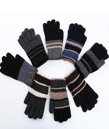 Knitted Fingerless Gloves Autumn Winter Warm Mittens Fashion Men Women Half Finger Gloves Soft Hand Warmer Glove1980392