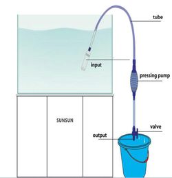 Aquarium Cleaning Tools Fish Supplies Tanks Water Semiautomatic Philtre Pump Tank Gravel Cleaner 20pcs 8066758