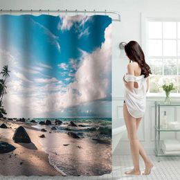 Shower Curtains Curtain 70 Inch With 12 Plastic Hooks Bathroom Heavy Side Necessities For Apartment