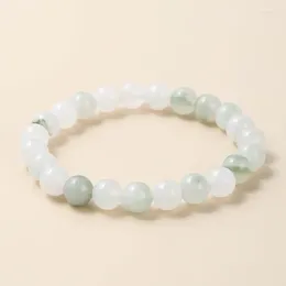 Strand Glass Bead Bracelet For Women Simple And Cool Style Single Circle Round Gift