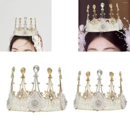 Hair Clips Wedding Tiara Hairband Gift Bride Accessories Fashionable Princess Crown For Prom Birthday Evening Banquet Weeding Girls