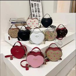 Designer Lovely Bags Womens Bag Luxury Classic Shoulder Bags Tote Bag Lady Handbag Totes Fashion Backpack Old Flower Cross Body Bags Cute cherry Heart Stripe purse