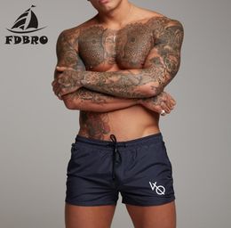 FDBRO 2019 New Men Swim Trunks Sexy Swimsuit Swimwear Men Swimming Shorts Men Briefs Beach Shorts Sports Suits Surf Board Shorts8965407