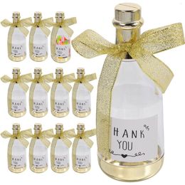 Gift Wrap The Small Bottles With Bows Plastic Party Favor Candy Box Container For Wedding Bridal Baby Shower Birthday