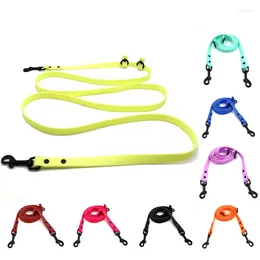 Dog Collars 2.2m Puppy PVC Long Leashes Adjustable Multifunction Pet Traction Lead Leash For Small Medium Big Rope Outdoor Walk Training