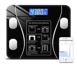 Smart Body Fat Scale Connection Bluetooth Electronic Weight Scale Body Composition Analyzer Bascula Digital Bathroom Floor Scale H6764285