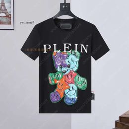 Philipe Plain T-Shirts Luxury Brand Men's Crystal Fashion Original Design Summer High Quality Plein Skull PP Classic Rhinestone Tshirt Streetwear Casual 034