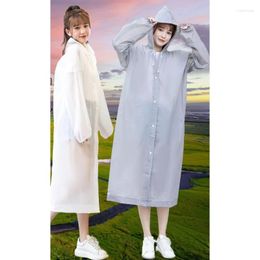 Raincoats Non-disposable Mackintosh Long Full-body Transparent Storm-proof Children's Thickened And Lengthened Electric Car Rain Poncho