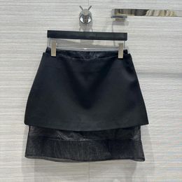 Skirts Gauze Two-piece Set Design Half Skirt