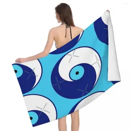 Towel Yin Yang 80x130cm Bath Water-absorbent For Outdoor Party