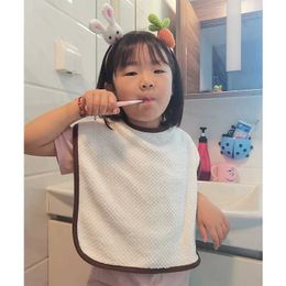 Bibs Burp Cloths Fine linen multifunctional childrens apron for washing face Kerchief soft saltwater towel Bandanas suitable for children boys and girls show