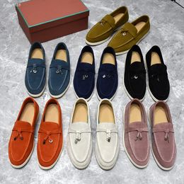 Loropiano мужчины одевают обувь LP Loafers Женщины дизайнерские дизайнерские летние прогулки квартиры