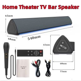 Speakers Wireless Tv Soundbar with Remote Control Support Bluetooth 5.0 Usb Home Audio 3d Subwoofer Surround Karaoke Speaker for Pc