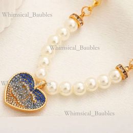 Louiseviution Fading Gold Plated Brand Designer Lvse Jewellery Flower Pendants Necklaces Luxury Stainless Steel Letters Beads Chain Louiseviution Jewellery 196