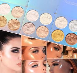 CmaaDuEyeshadow Palette 4 Colors Highlighter For Confectionery Powder Makeup Facial Contour Blusher Makeup Cosmetics TSL3890329