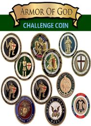 American Military Challenge Coin US Navy Air Force Marine Corps Armour of God Challenge Coin Badge Military Collection Gifts239E3049209331