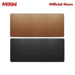 Mouse Pads Wrist Rests MIIIW ultra-fine leather cork mouse pad double-sided waterproof soft and durable 900 * 400mm comfortable touch pad large mouse pad J240510