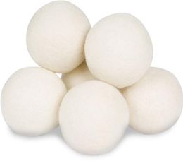 7cm Wool Dryer Balls Natural Fabric Softener 100 Organic Reusable Ball Laundry Dryer Balls For Static Reduces Drying Time6423285