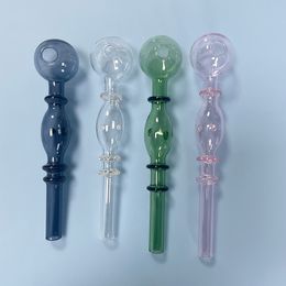 SmokPro 5.5 Inch Alien Style Mid Nubs Designed Glass Oil Burner Pipe With 3cm Big Bubbler Head Bowl