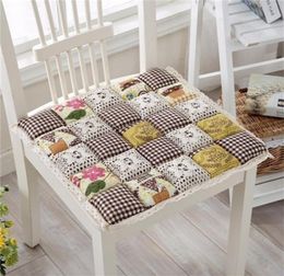 Thickened Square Modern Dinning Office Cotton Seat Pad Comfortable Computer Chair Lace Edge Cushion 2011235276536