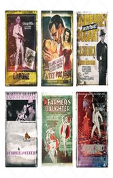 2021 Classic Film Metal Poster Plaque Vintage Movie Metal Sign Wall Decor for Bar Pub Man Cave Iron Painting Tin Sign Chic Modern 4853628