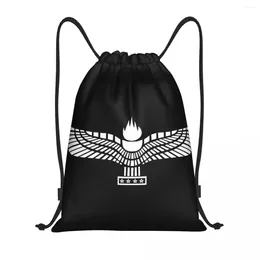 Shopping Bags Custom Syriac Suryoyo Flag Drawstring Backpack Men Women Lightweight Aramean Gym Sports Sackpack Sacks For Yoga